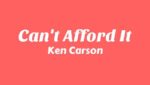 Can’t Afford It Lyrics