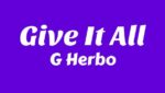 Give It All Lyrics