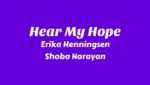 Hear My Hope Lyrics