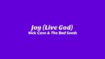Joy (Live God) Lyrics