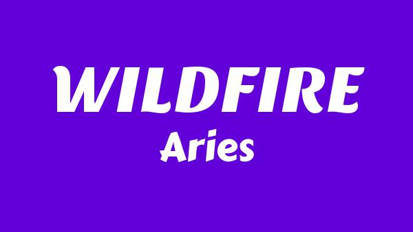 WILDFIRE Lyrics - Aries
