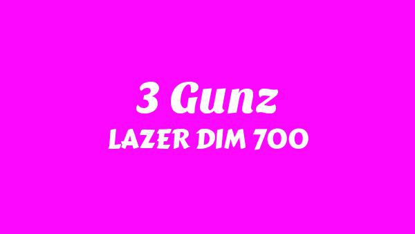 3 Gunz Lyrics - LAZER DIM 700