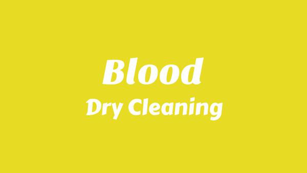 Blood Lyrics - Dry Cleaning