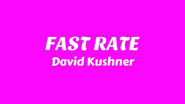 FAST RATE Lyrics - David Kushner