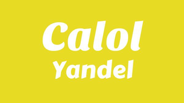 Calol Lyrics - Yandel