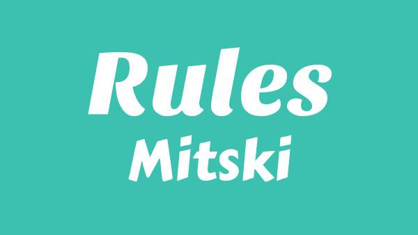 Rules Lyrics - Mitski | Nothing’s About to Happen to Me