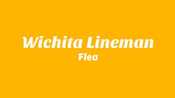 Wichita Lineman Lyrics - Flea | from HONORA