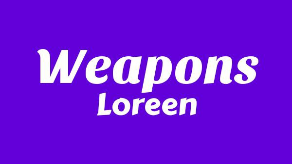 Weapons Lyrics - Loreen