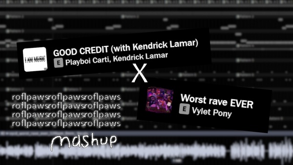 Worst credit EVER Lyrics - roflpaws, Playboi Carti, Vylet Pony